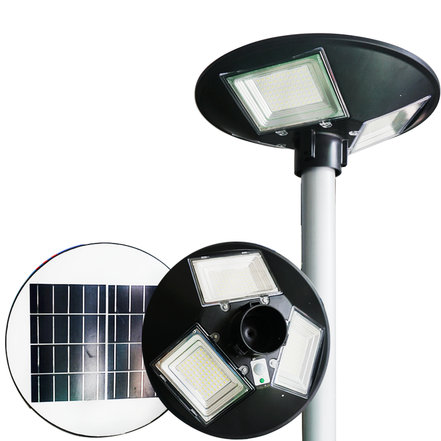 Đèn chiếu sáng sân vườn, công viên năng lượng mặt trời UFO-150W