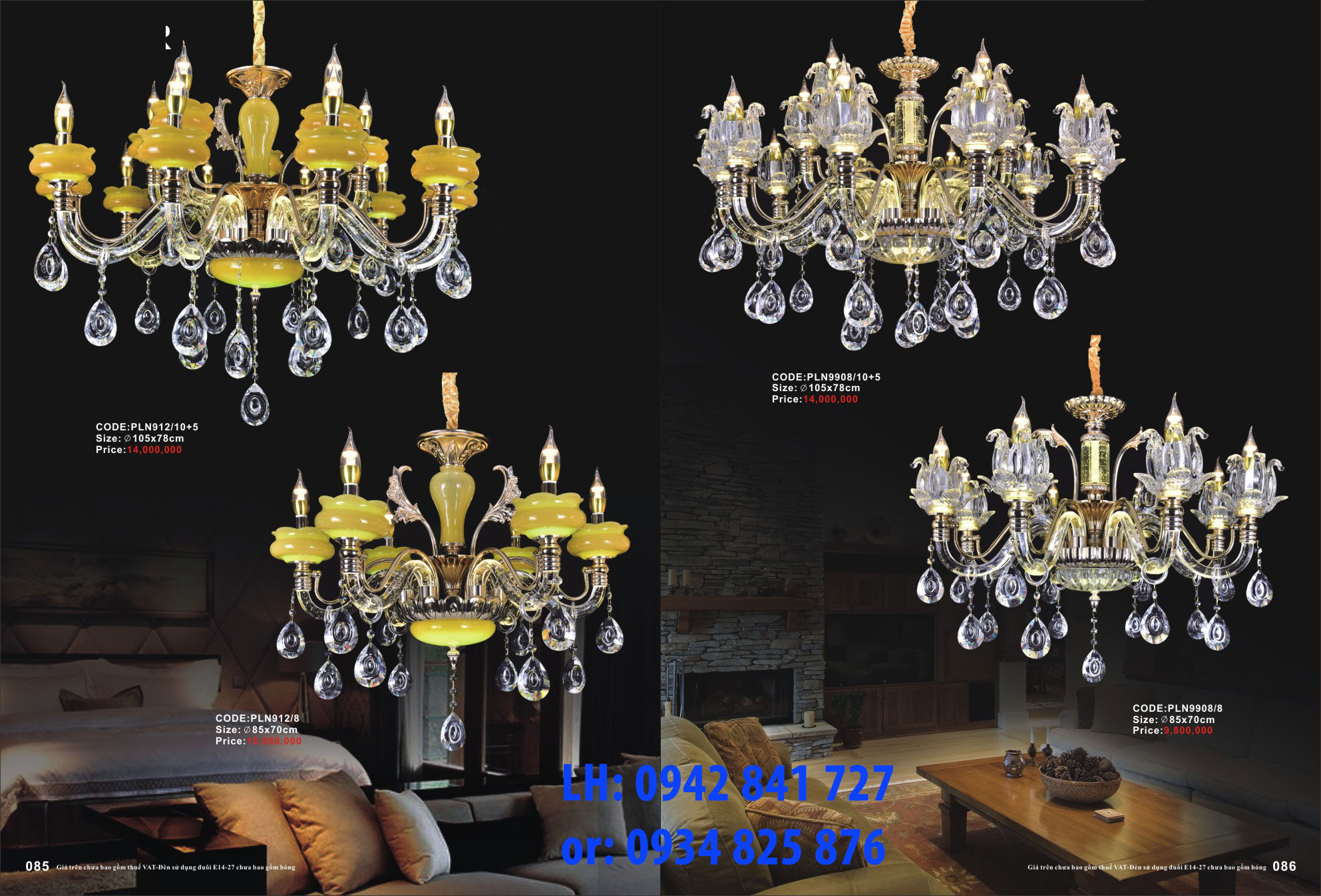 Đèn chùm pha lê cao cấp 45