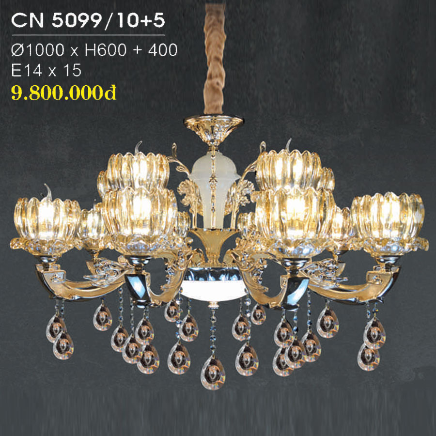 Đèn Chùm Trang Trí Hiện Đại Mẫu Mới Nhất CN-5099/10+5