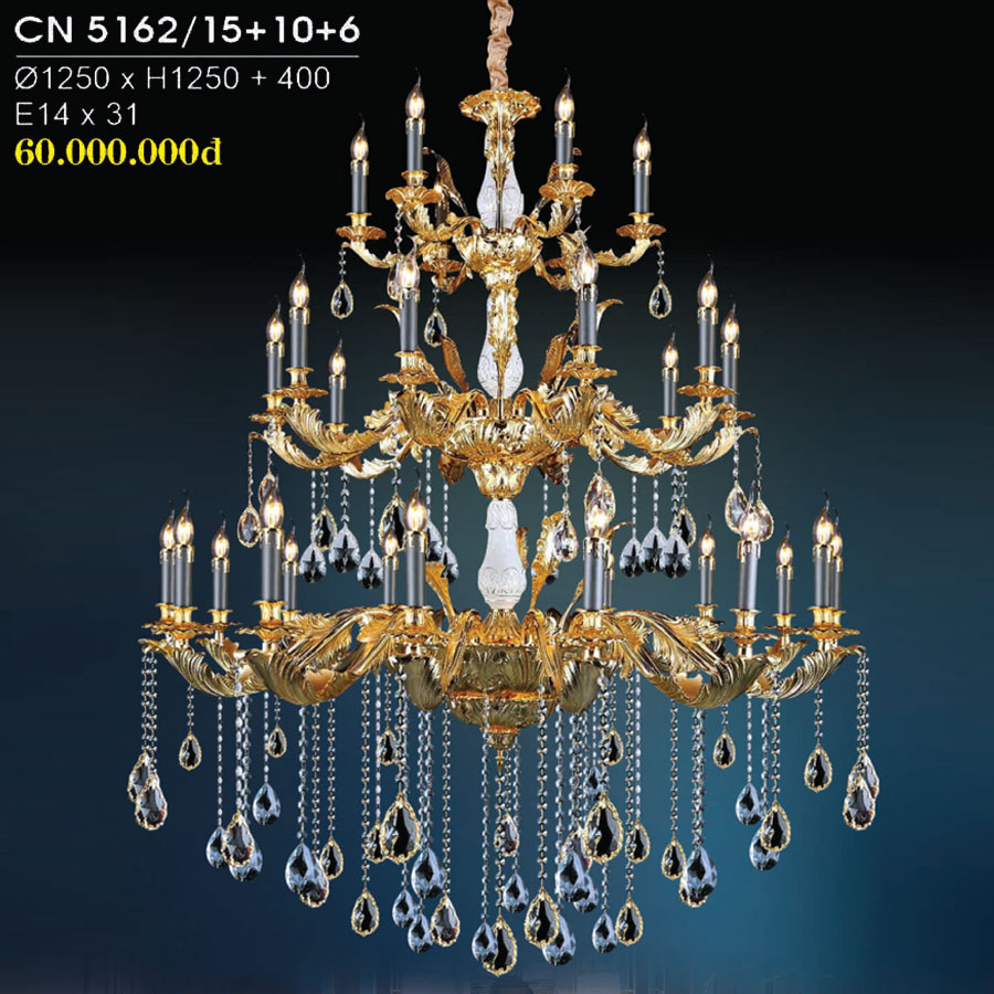 Đèn Chùm Trang Trí Hiện Đại Mẫu Mới Nhất CN-5162/15+10+6
