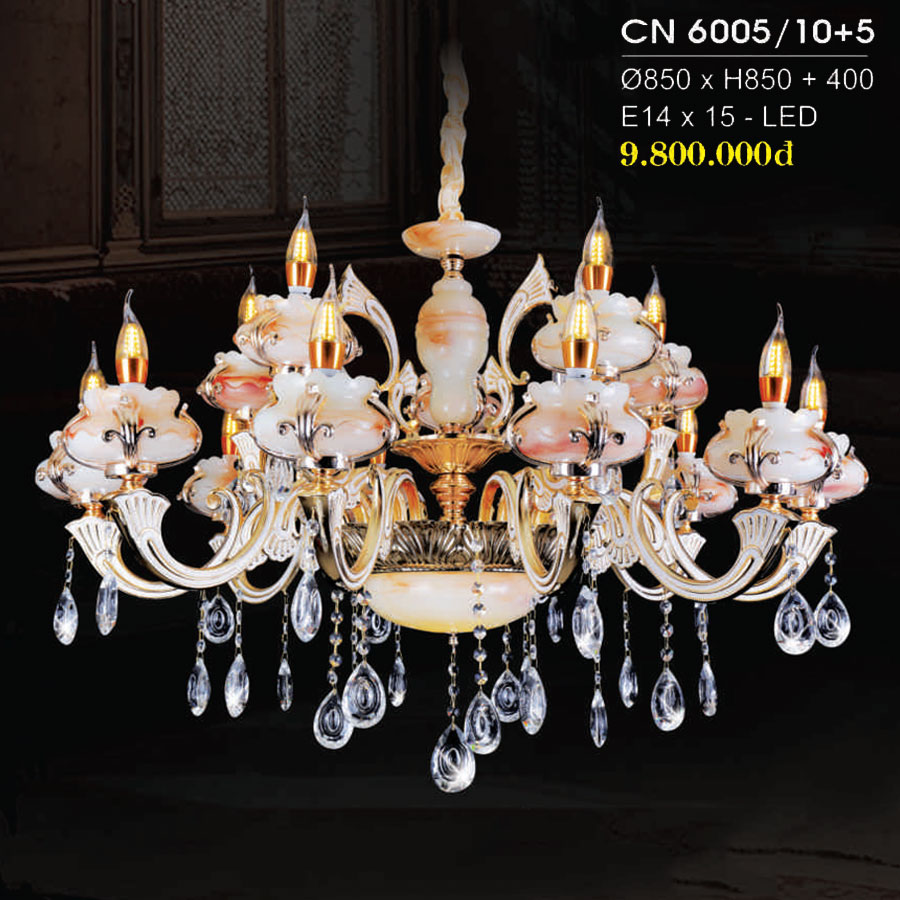 Đèn Chùm Trang Trí Hiện Đại Mẫu Mới Nhất CN-6005/10+5