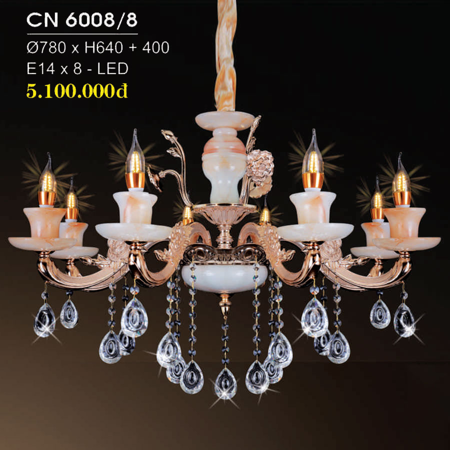 Đèn Chùm Trang Trí Hiện Đại Mẫu Mới Nhất CN-6008/8