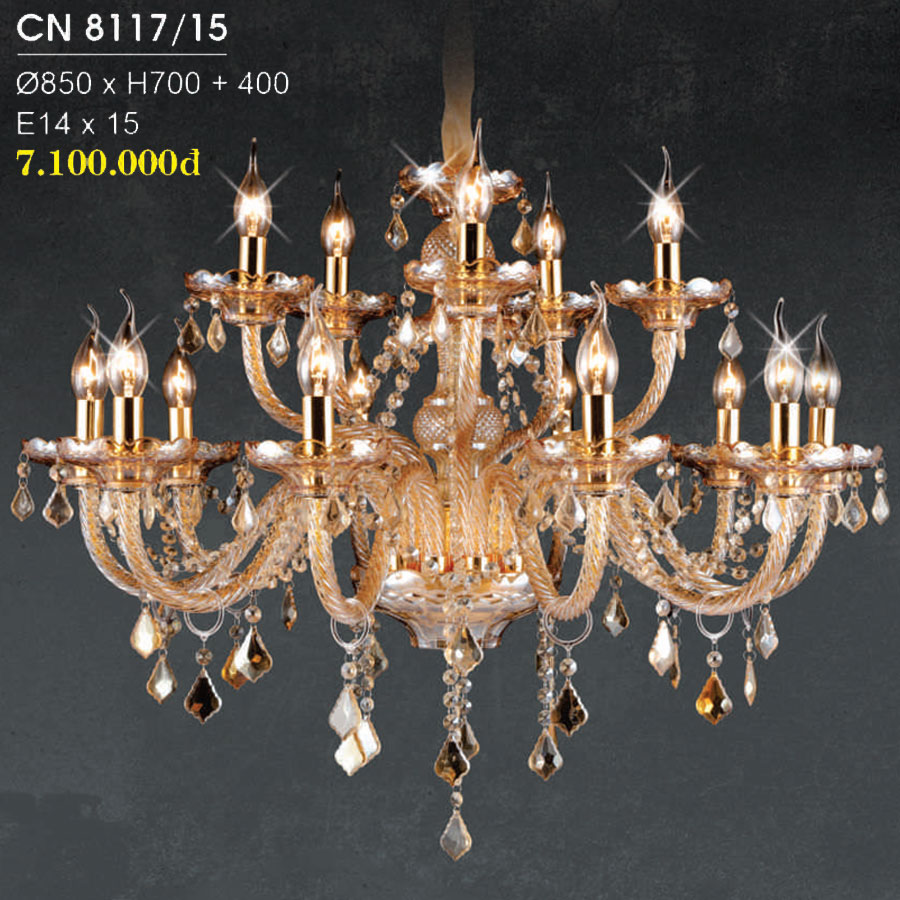 Đèn Chùm Trang Trí Hiện Đại Mẫu Mới Nhất CN-8117/15