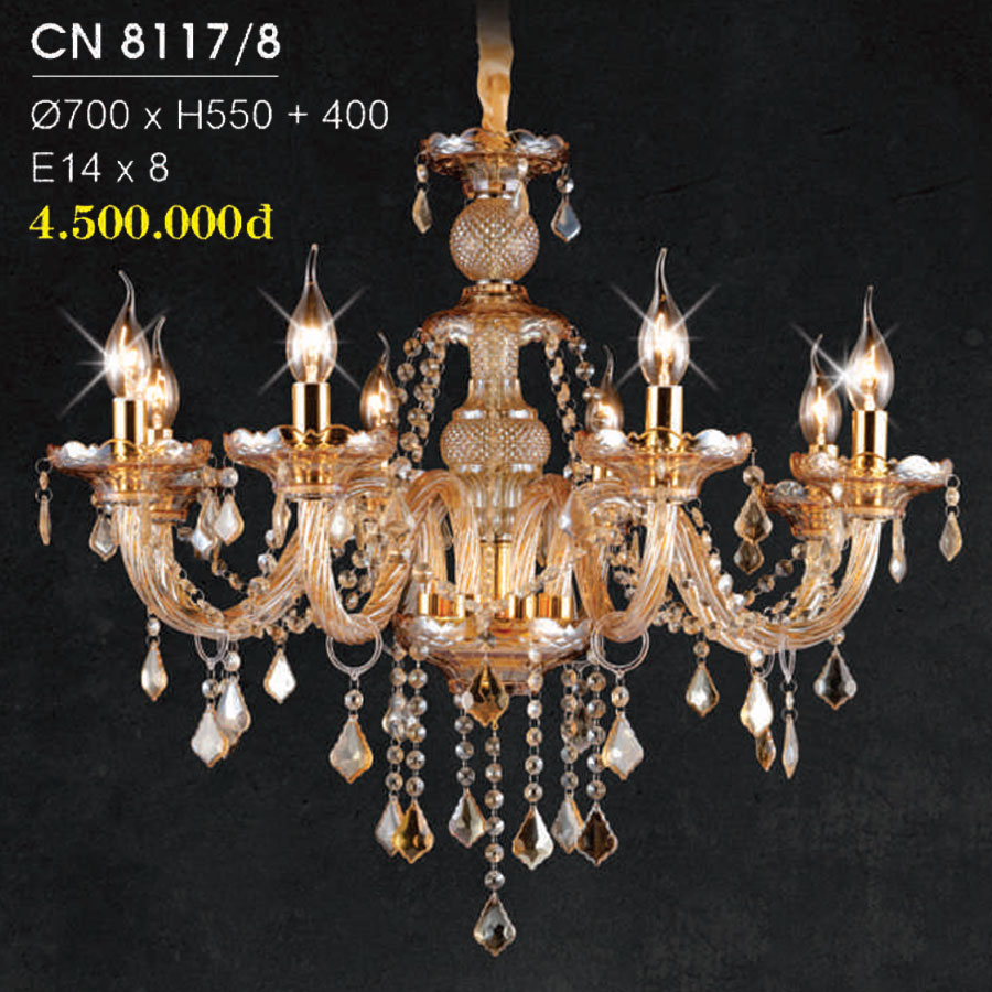 Đèn Chùm Trang Trí Hiện Đại Mẫu Mới Nhất CN-8117/8
