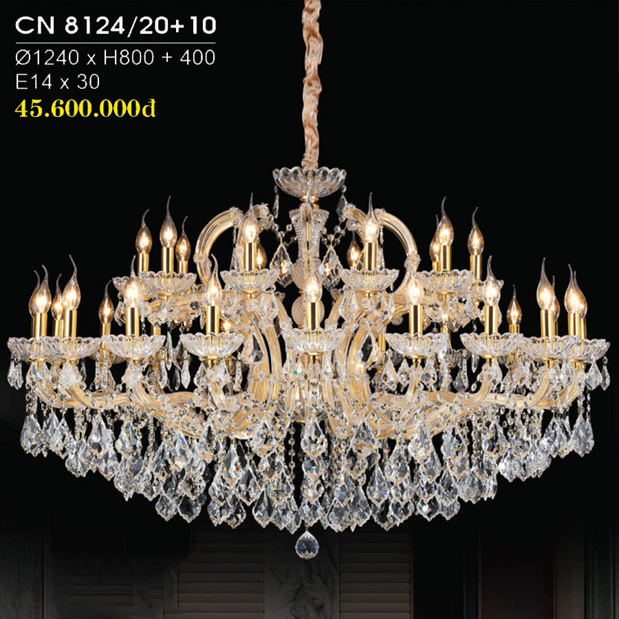 Đèn Chùm Trang Trí Hiện Đại Mẫu Mới Nhất CN-8124/20+10