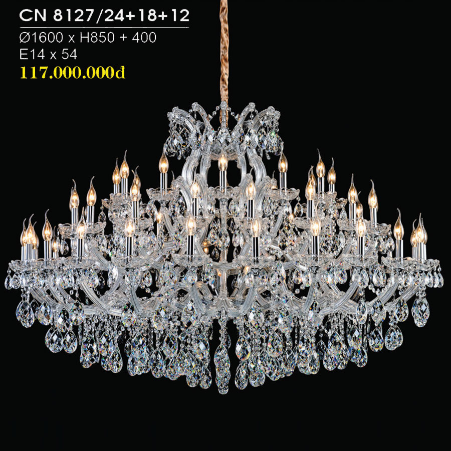 Đèn Chùm Trang Trí Hiện Đại Mẫu Mới Nhất CN-8127/24+18+12