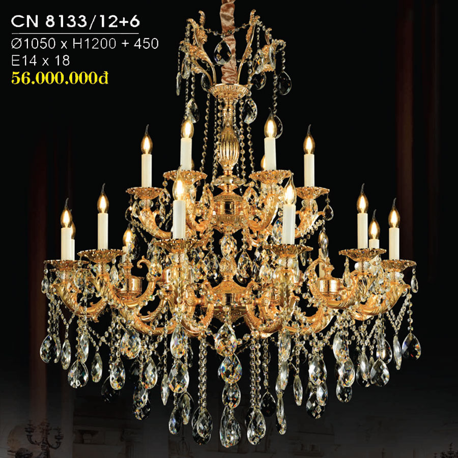 Đèn Chùm Trang Trí Hiện Đại Mẫu Mới Nhất CN-8133/12+6