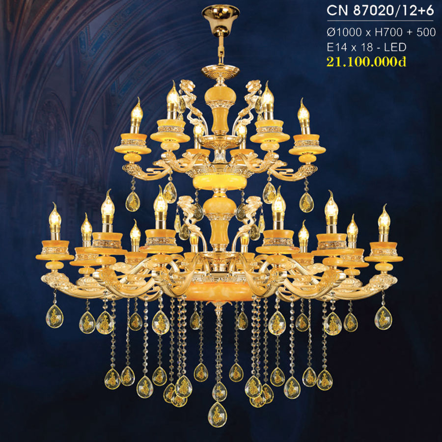 Đèn Chùm Trang Trí Hiện Đại Mẫu Mới Nhất CN-87020/12+6