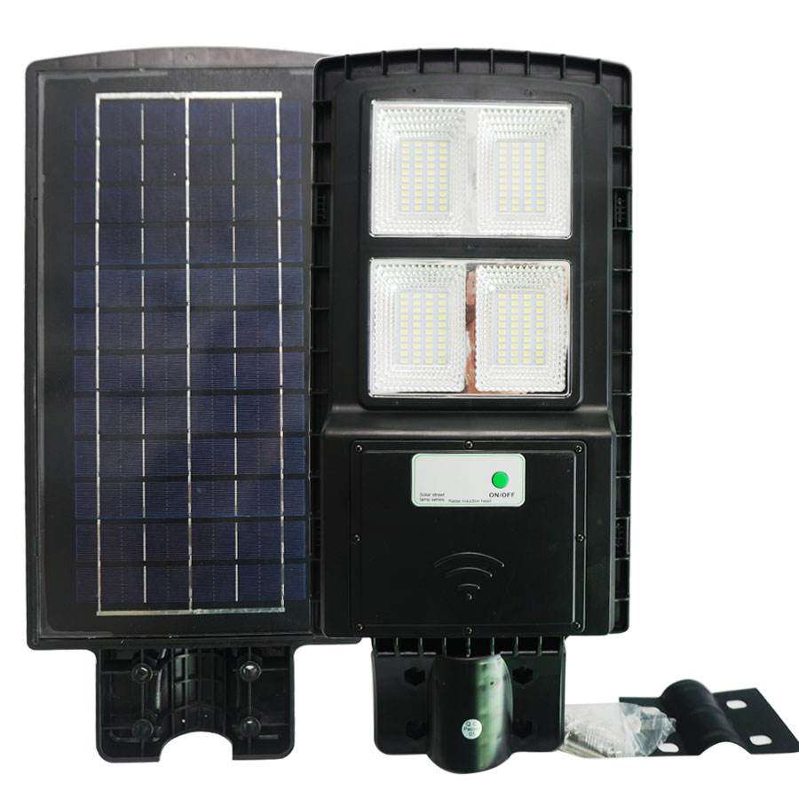 Đèn đường năng lượng mặt trời 60W tấm pin liền thể FSW-LT60w