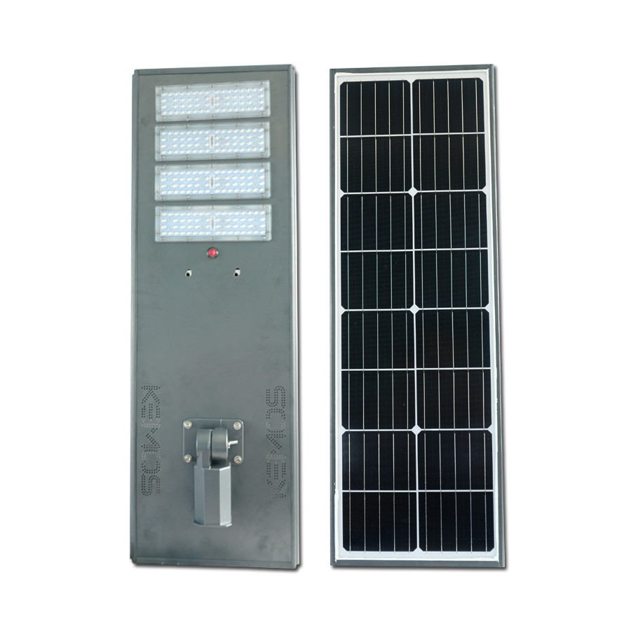 Đèn đường NLMT tấm pin liền thể cao cấp 400W Roiled RL200