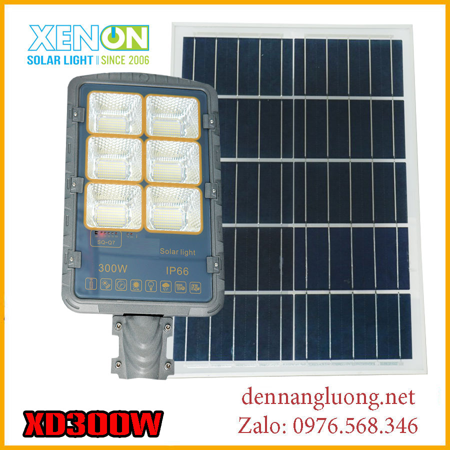 Đèn Đường Rời Thể Xenon XD300W Năng Lượng Mặt Trời