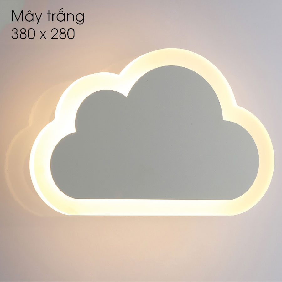 Đèn Gắn Tường Trang Trí Hiện Đại Mẫu Mới Nhất Năm 2022 Mã: Mây trắng