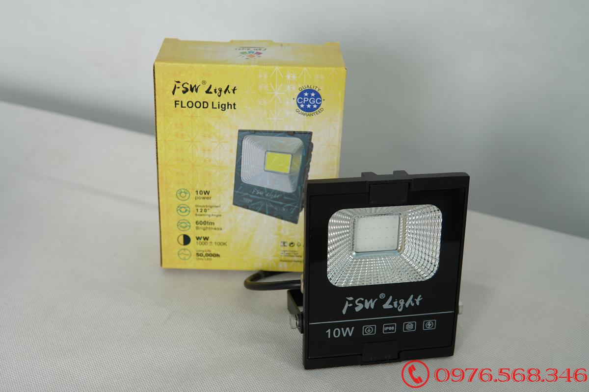 Đèn pha FSW 10W nhiều màu