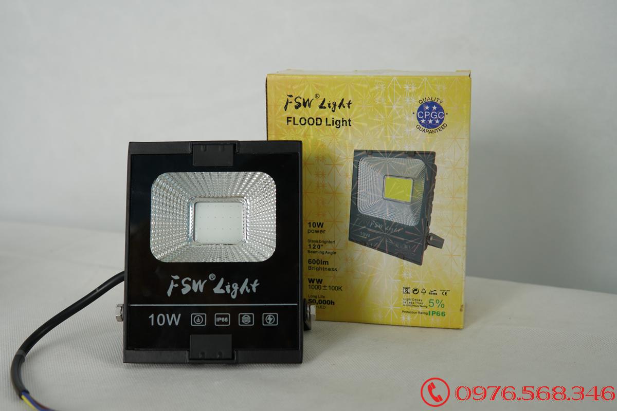 Đèn pha FSW 10W nhiều màu