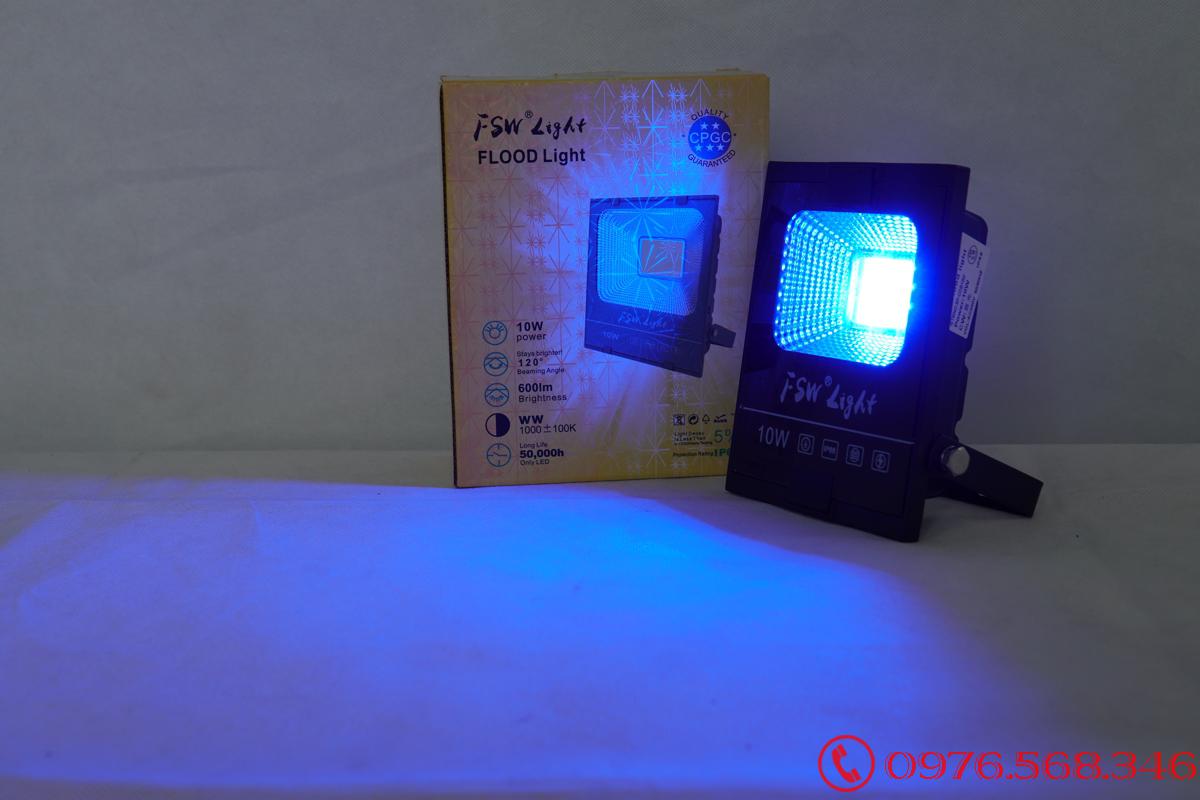 Đèn pha FSW 10W nhiều màu