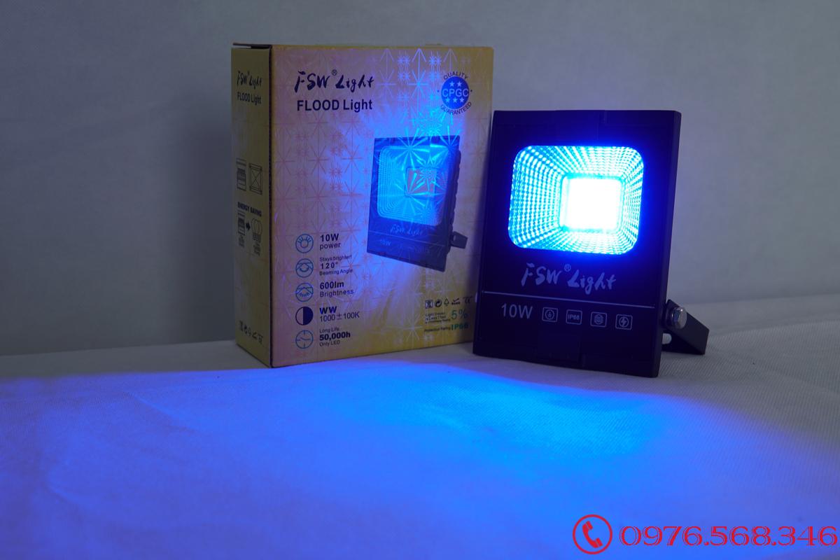 Đèn pha FSW 10W nhiều màu