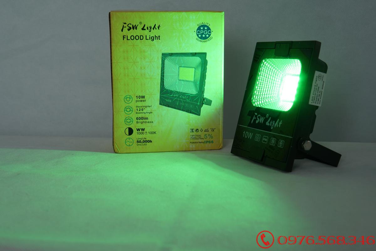 Đèn pha FSW 10W nhiều màu