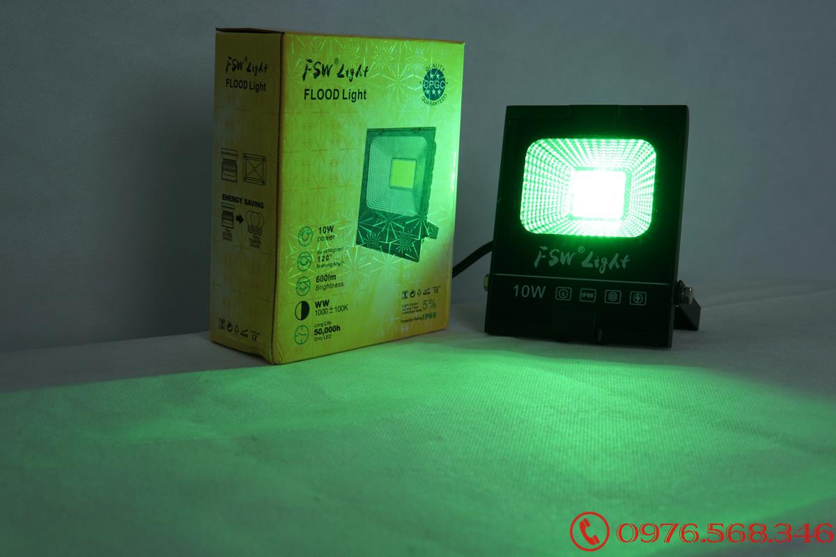 Đèn pha FSW 10W nhiều màu