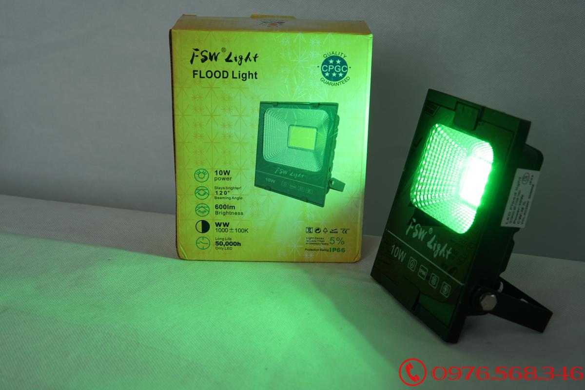 Đèn pha FSW 10W nhiều màu