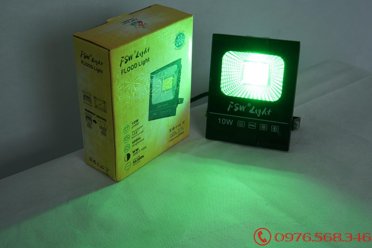 Đèn pha FSW 10W nhiều màu
