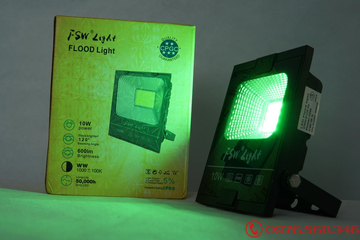 Đèn pha FSW 10W nhiều màu