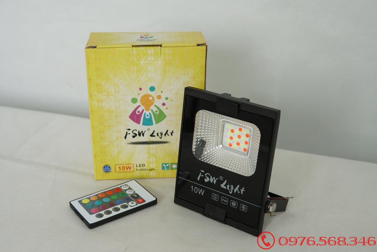 Đèn pha FSW 10W nhiều màu