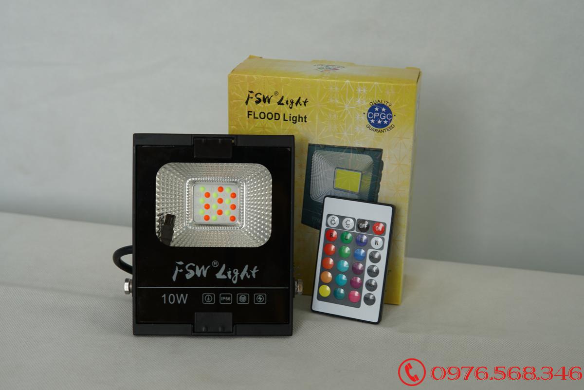 Đèn pha FSW 10W nhiều màu