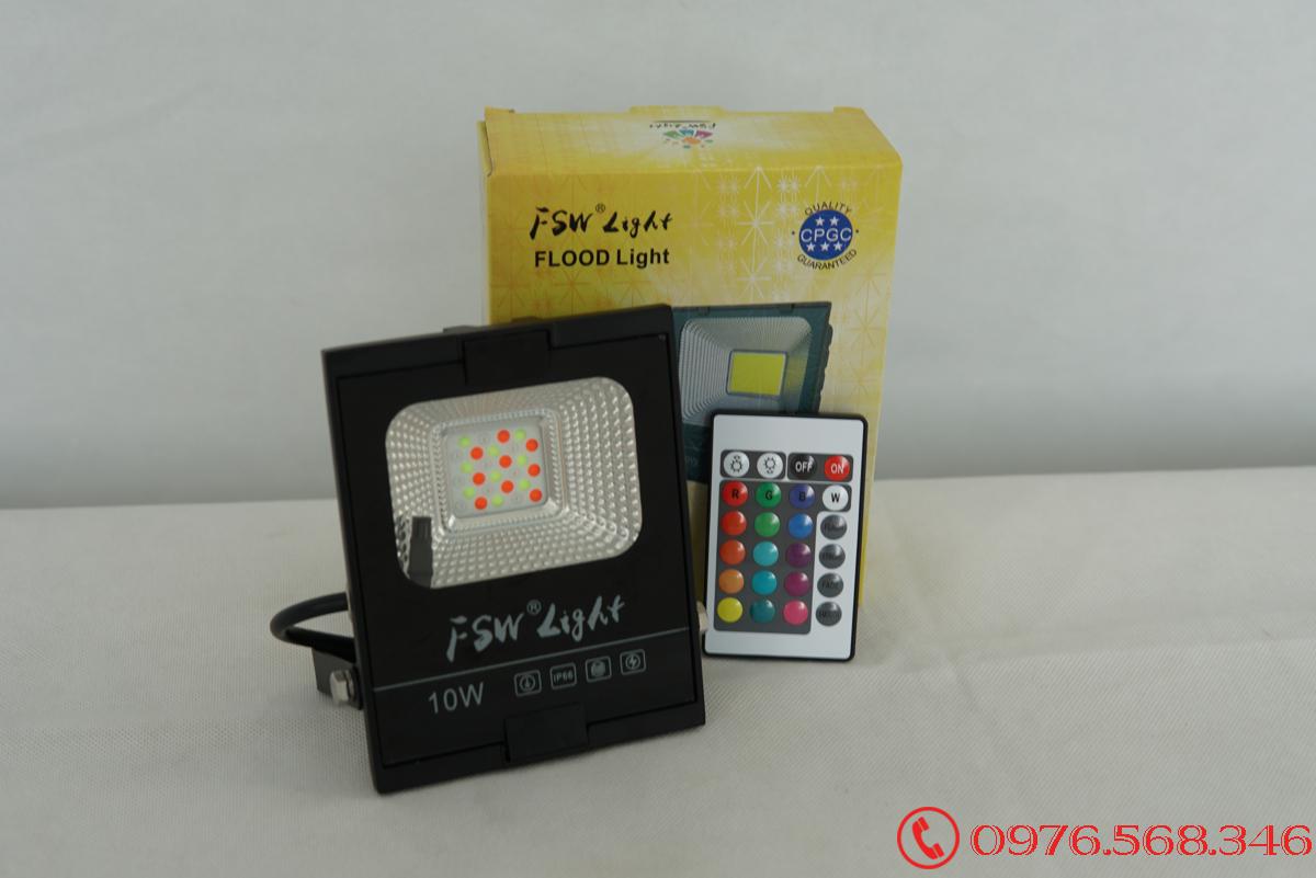 Đèn pha FSW 10W nhiều màu