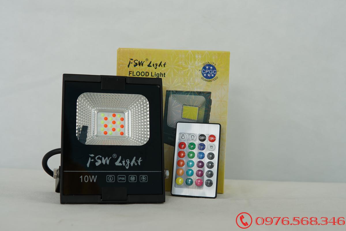 Đèn pha FSW 10W nhiều màu