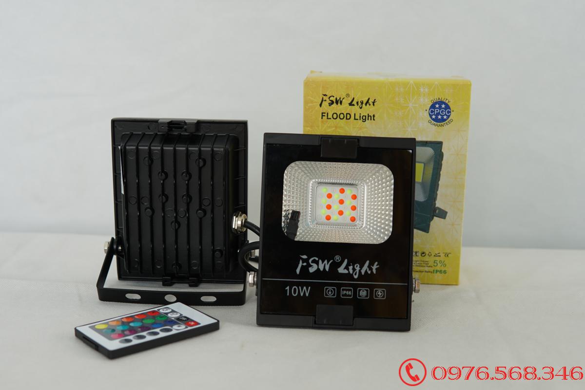 Đèn pha FSW 10W nhiều màu