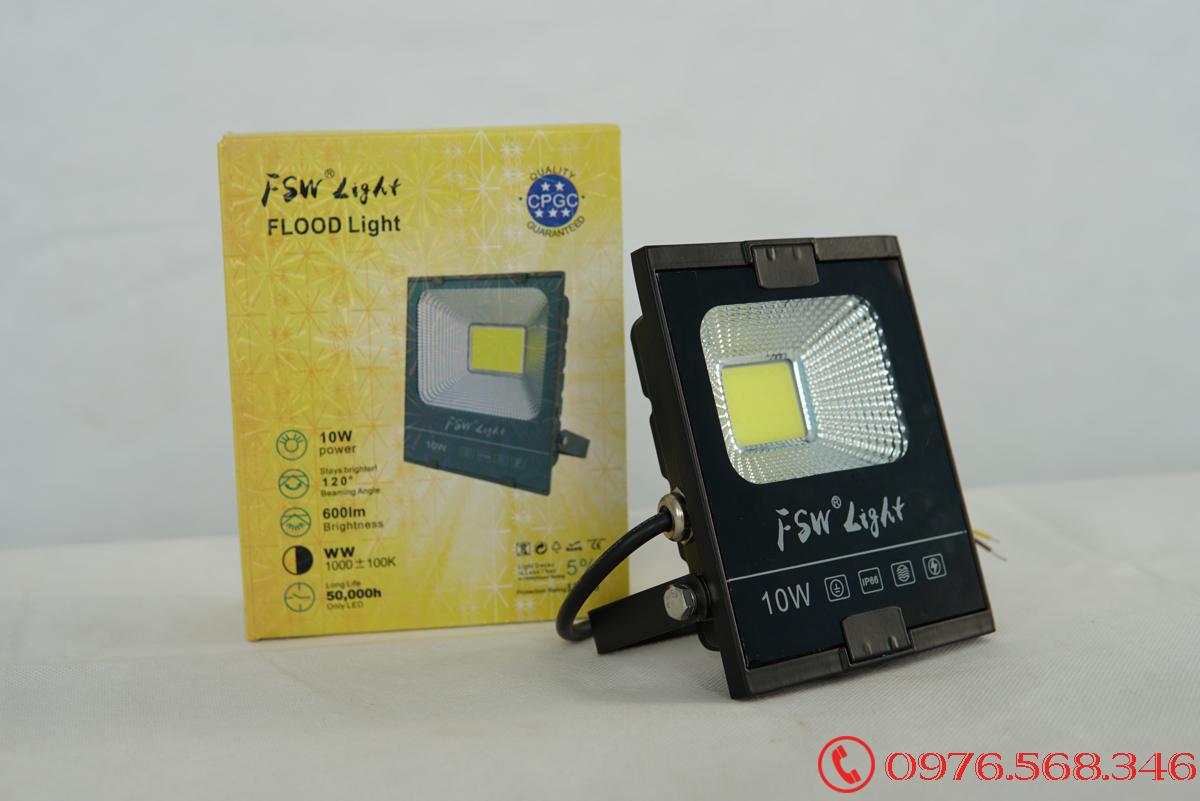 Đèn pha FSW 10W nhiều màu