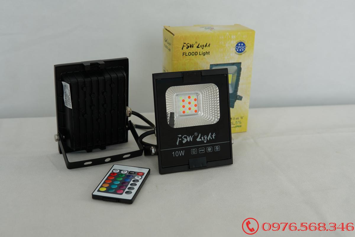 Đèn pha FSW 10W nhiều màu