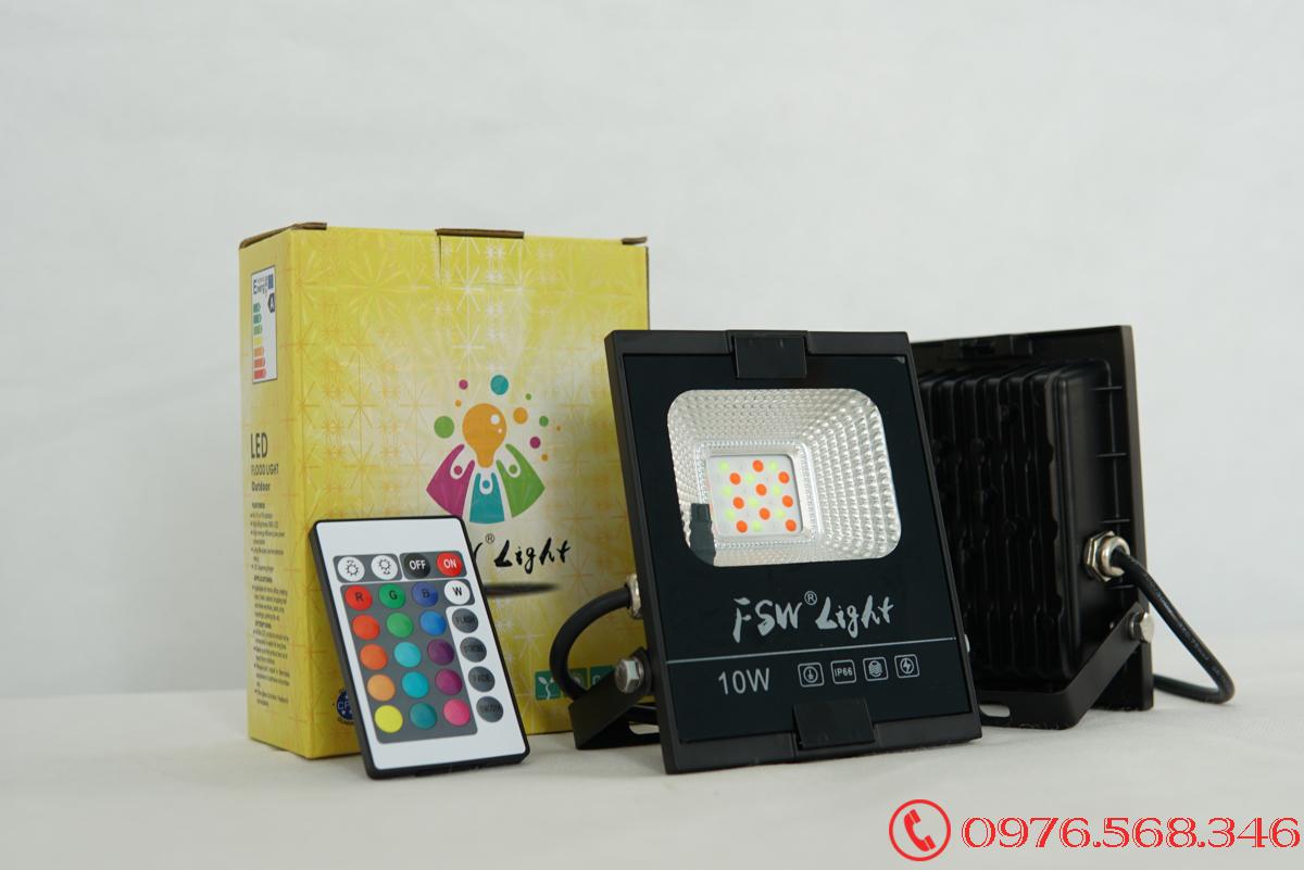 Đèn pha FSW 10W nhiều màu