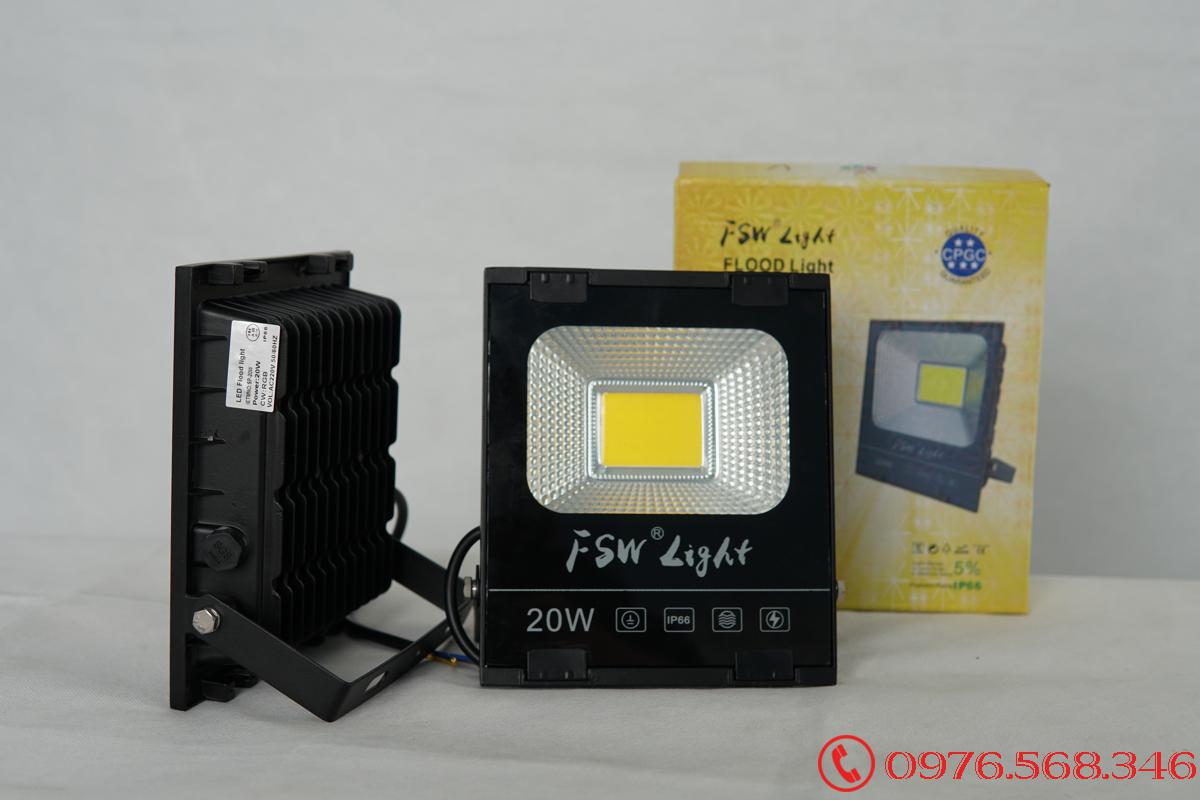 Đèn pha FSW 20W nhiều màu