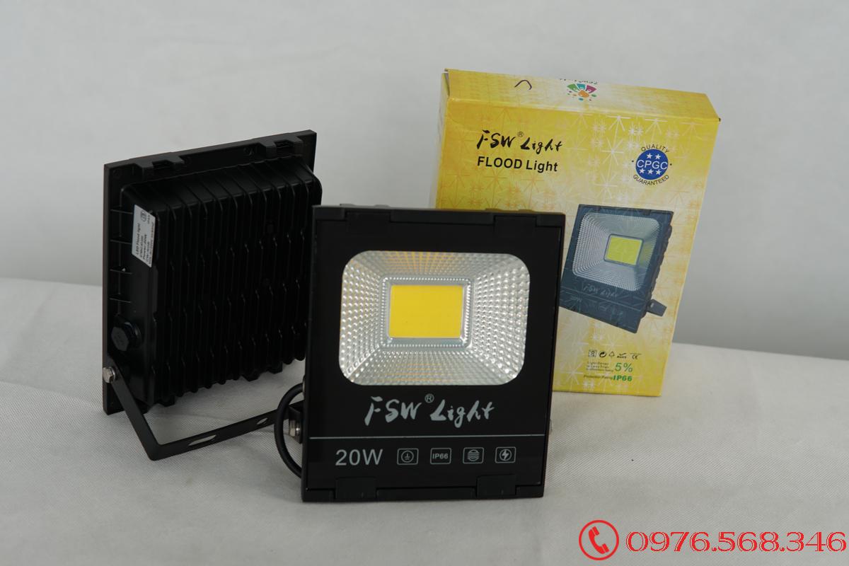 Đèn pha FSW 20W nhiều màu