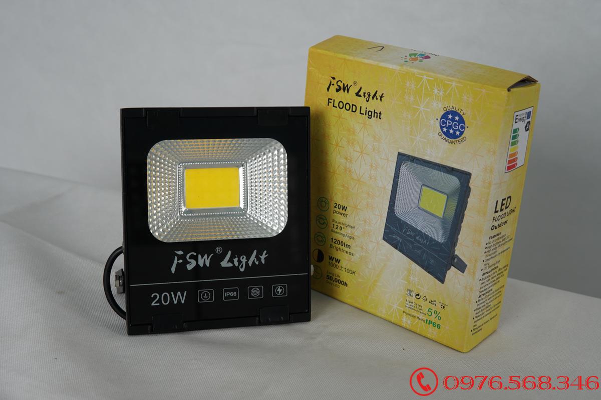Đèn pha FSW 20W nhiều màu