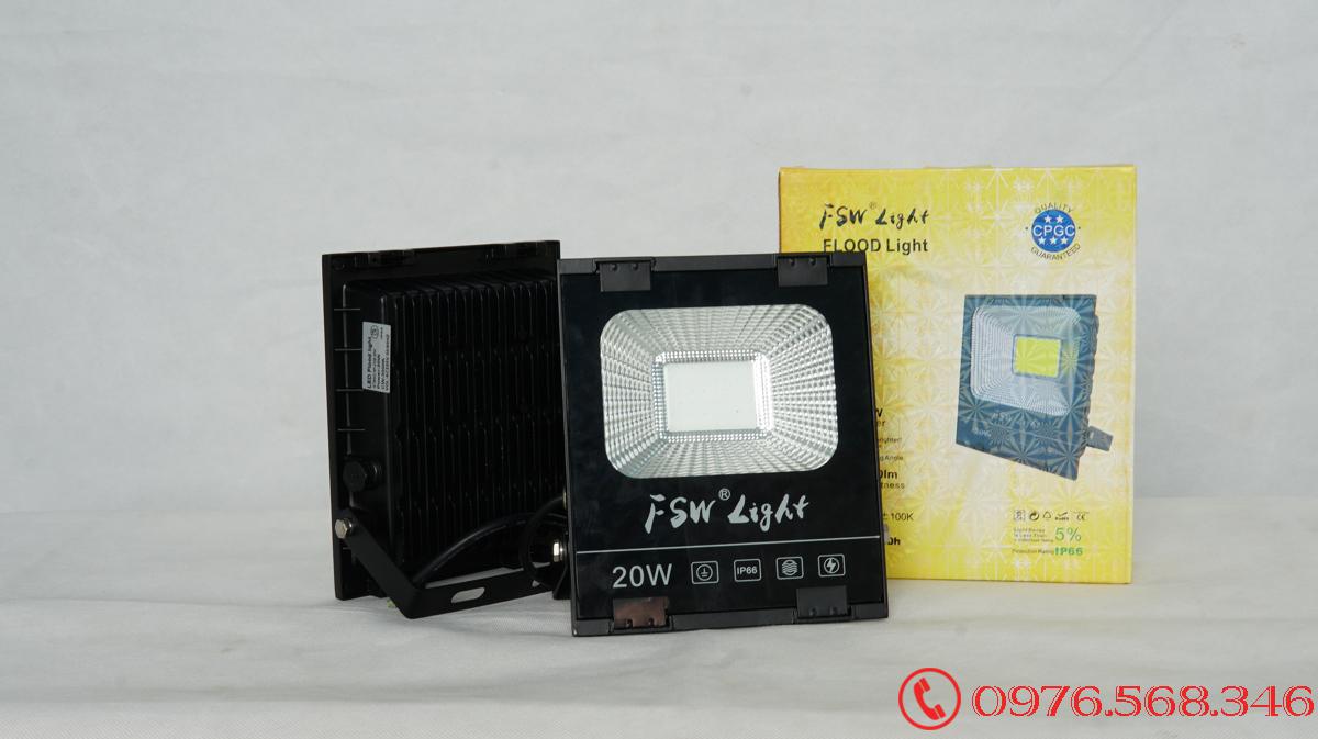 Đèn pha FSW 20W nhiều màu