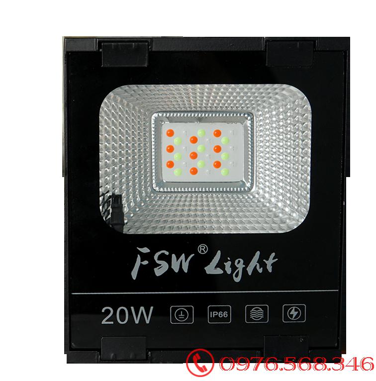 Đèn pha FSW 20W nhiều màu