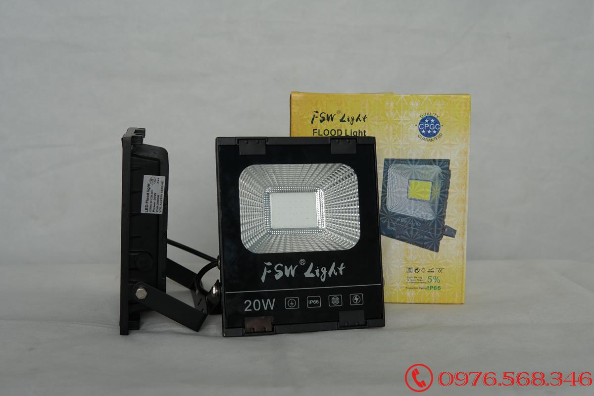 Đèn pha FSW 20W nhiều màu