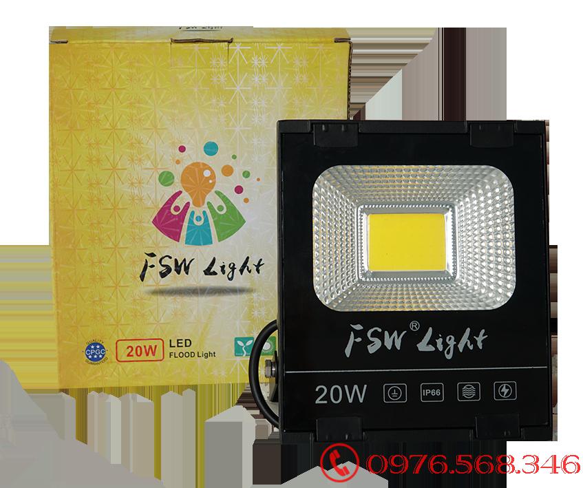 Đèn pha FSW 20W nhiều màu