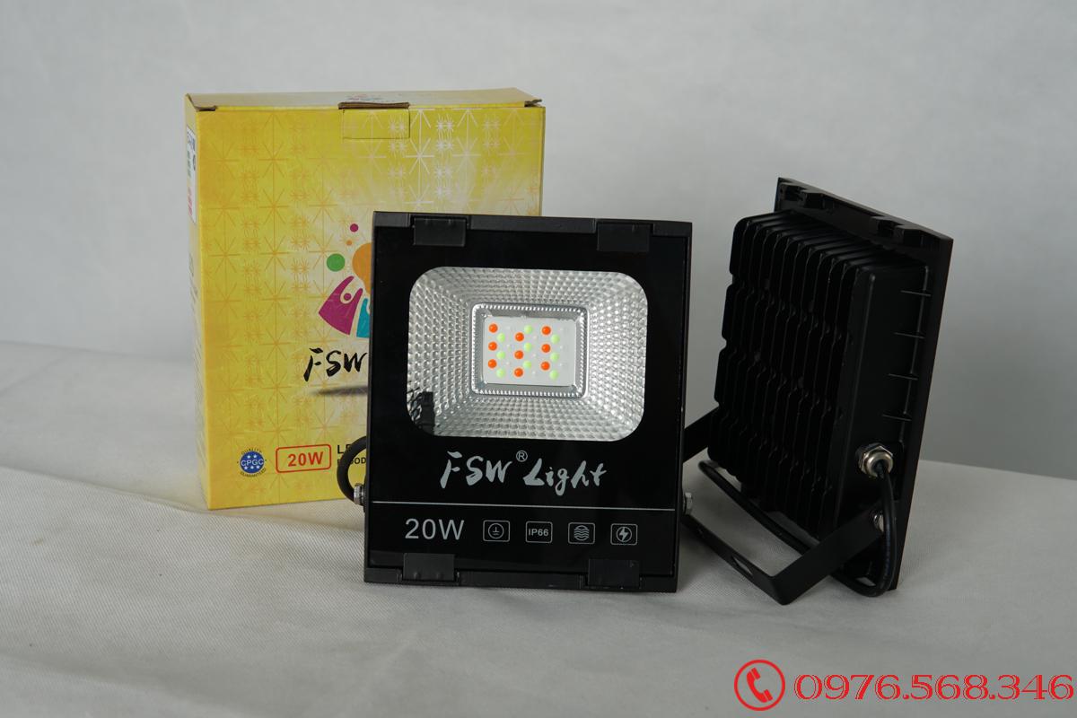 Đèn pha FSW 20W nhiều màu