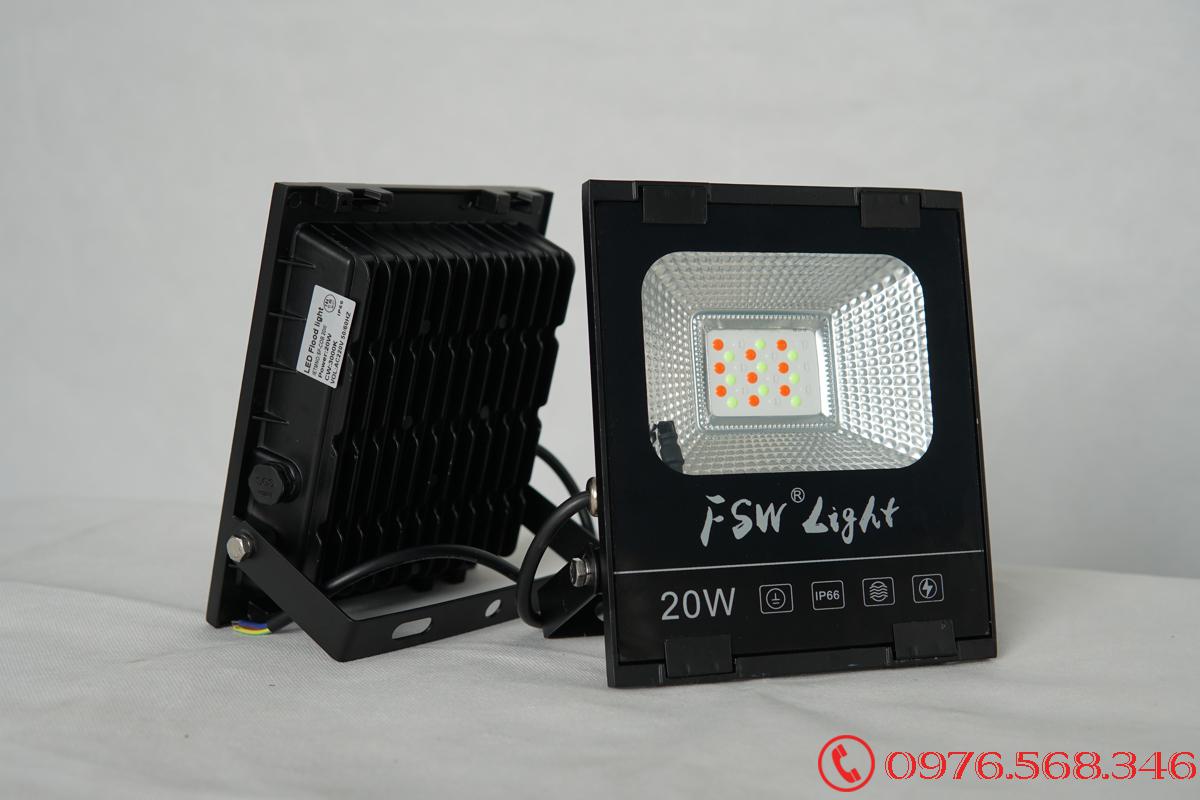 Đèn pha FSW 20W nhiều màu
