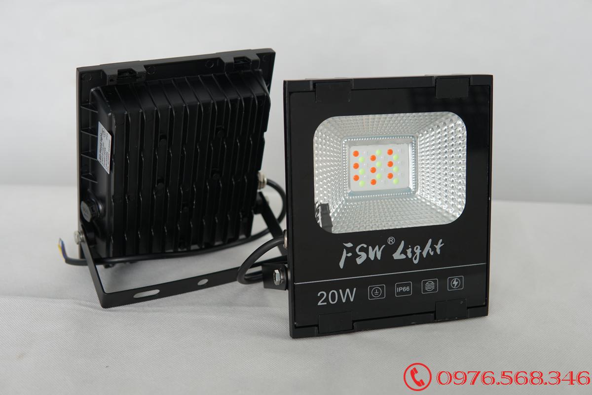 Đèn pha FSW 20W nhiều màu