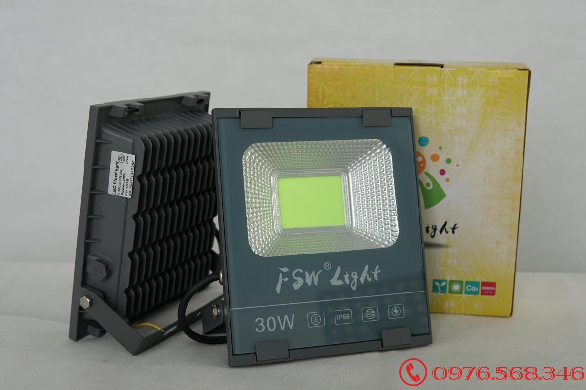 Đèn pha FSW 30W nhiều màu