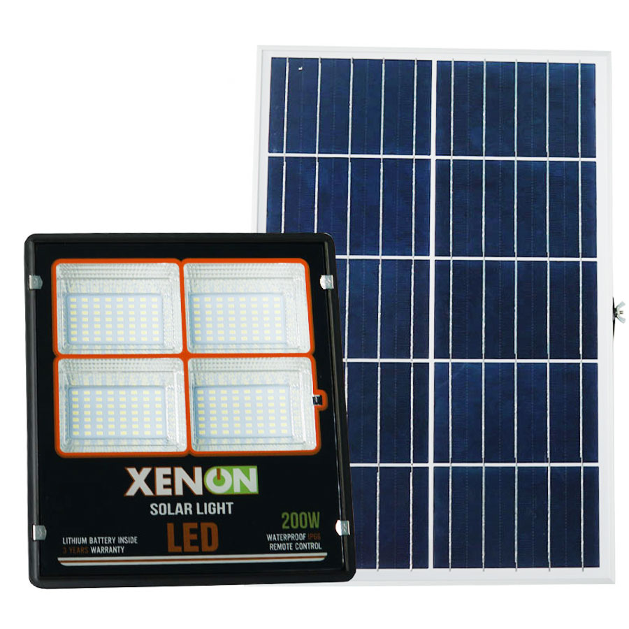 Đèn pha Năng Lượng Mặt Trời 200W Chính Hãng Xenon CX200W