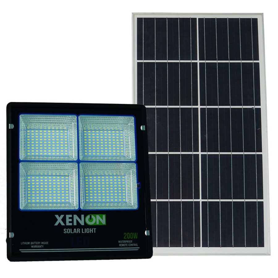 Đèn pha Năng Lượng Mặt Trời 200W Chính Hãng Xenon X200W