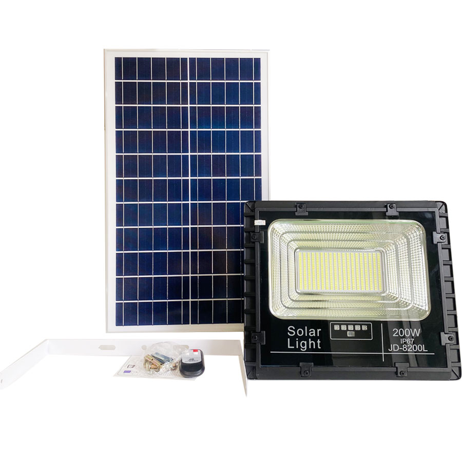 Đèn pha năng lượng mặt trời giá rẻ 200W Jindian JD-8200L
