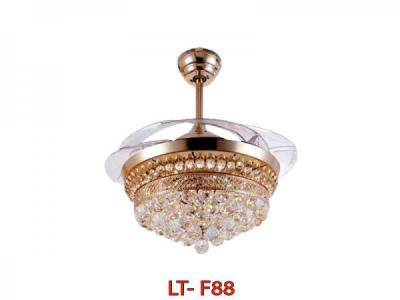 Đèn Quạt Pha Lê Cánh Cụp LT-F88 Siêu Xịn