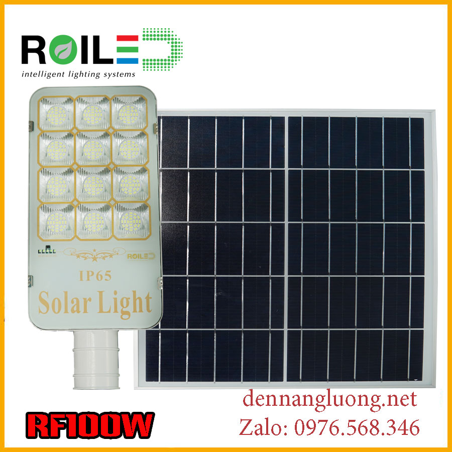 Đèn Roiled RF100W năng lượng mặt trời