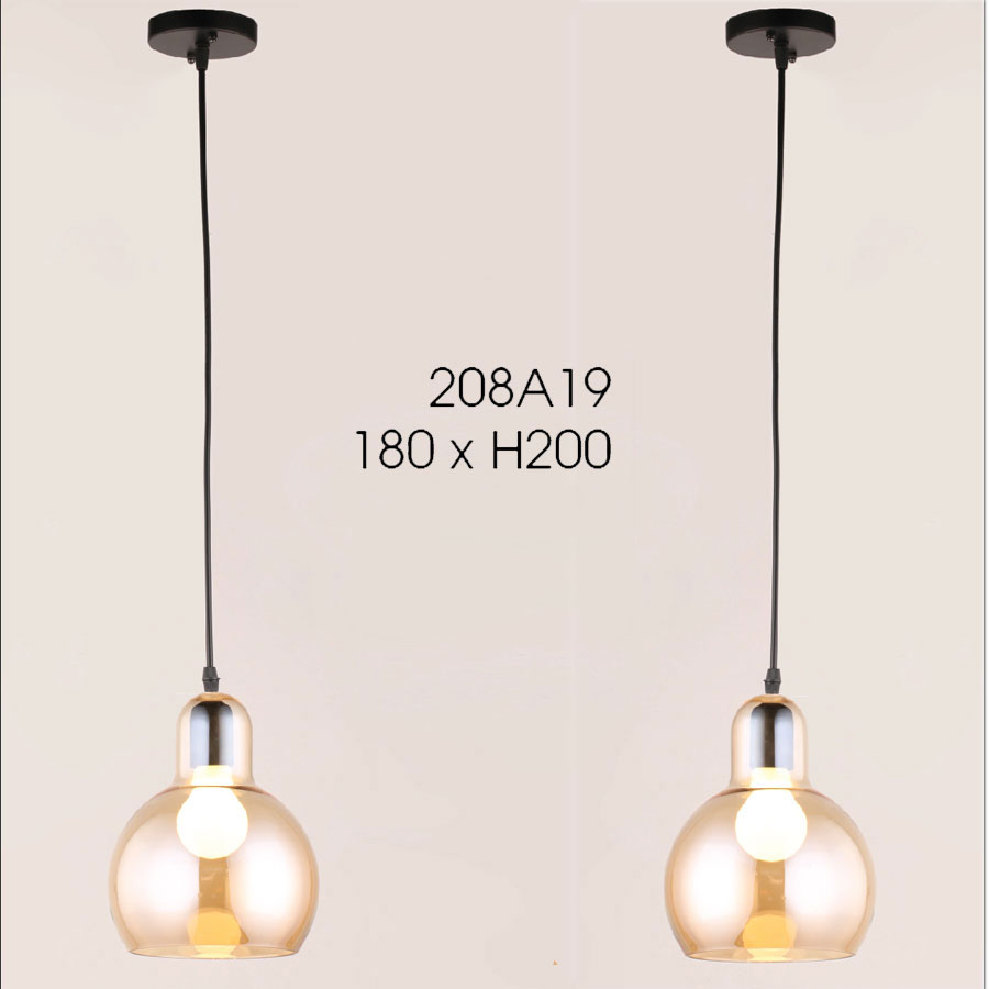 Đèn Thả Trang Trí Kiểu Dáng Hot Nhất Năm 2023 Mã Số: 208A19 Vàng